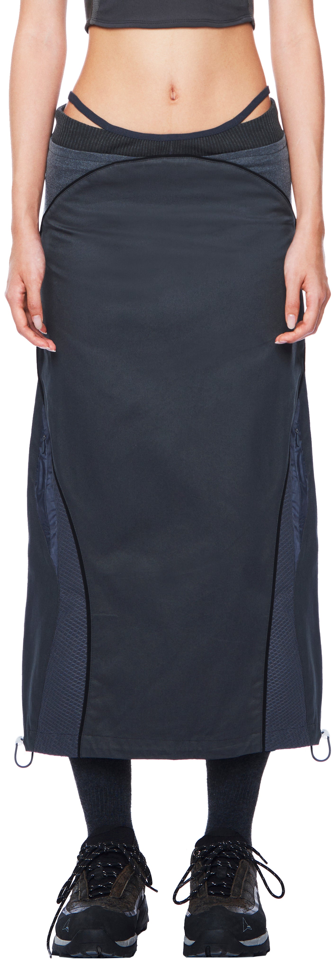 TECHNICAL LONG SKIRT