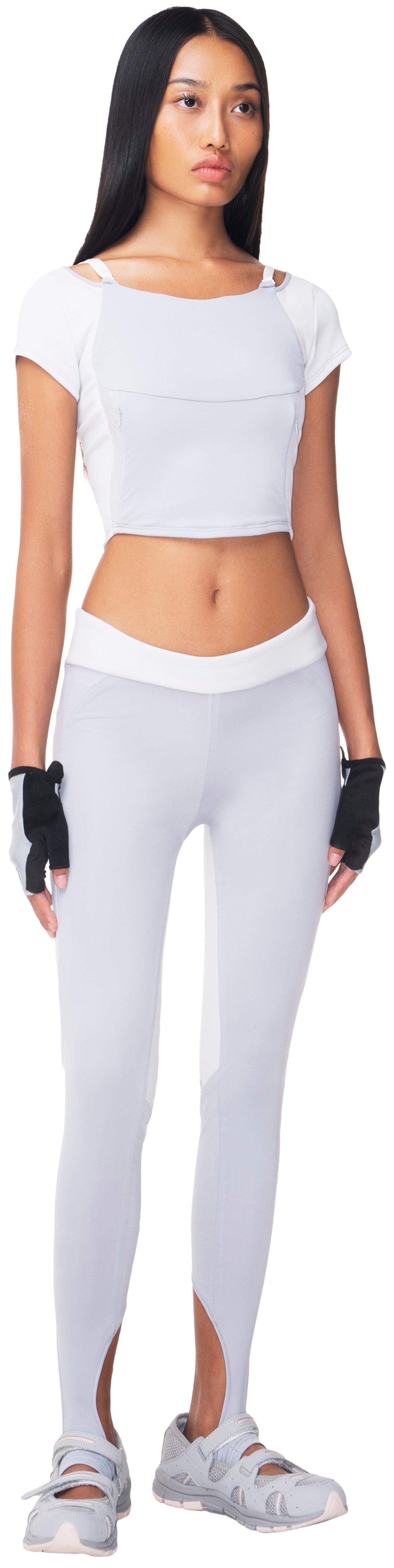 TECHNICAL YOGA CROPPED TOP